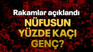 Rakamlar açıklandı, Nüfusun yüzde kaçı genç?