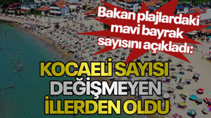 Bakan plajlardaki mavi bayrak sayısını açıkladı: Kocaeli sayısı değişmeyen illerden oldu