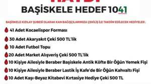 Başiskele Kızılay'dan farkındalık yaratacak kan bağışı kampanyası!