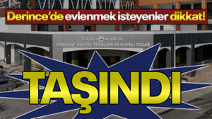 Derince’de evlenmek isteyenler dikkat! TAŞINDI