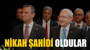 Kılıçdaroğlu ve Özel nikah şahidi oldu