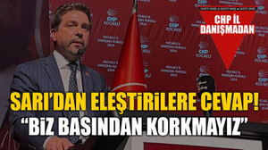 Sarı’dan eleştirilere cevap! “Biz basından korkmayız”