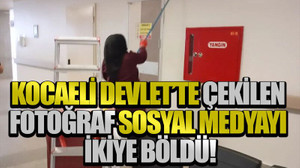 Kocaeli Devlet’te çekilen fotoğraf sosyal medyayı ikiye böldü!