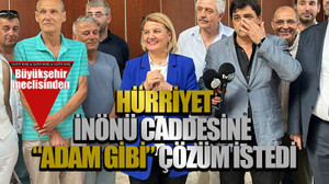 Hürriyet, İnönü Caddesine “adam gibi” çözüm istedi