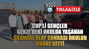 Öğrenciler kıyafetlerinden dolayı törene alınmamıştı! CHP’li gençler o okulun önünde açıklama yaptı