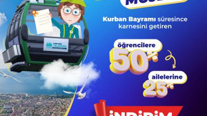 Kocaeli'deki ilk ve ortaöğretim öğrencilerine müjde: Onlara teleferik indirimli!