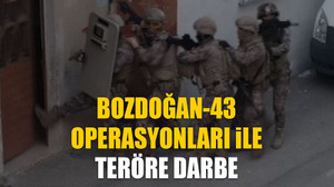 Bozdoğan-43 operasyonları ile teröre darbe