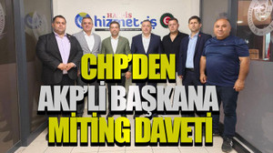 CHP’den AKP’li başkana miting daveti