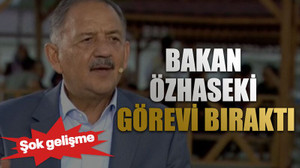 Şok gelişme: Bakan Özhaseki görevi bıraktı!