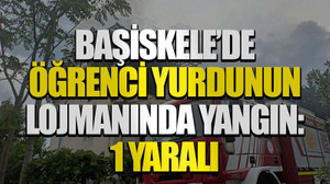 Başiskele'de öğrenci yurdunun lojmanında yangın: 1 yaralı