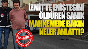İzmit’te eniştesini öldüren sanık mahkemede bakın neler anlattı?
