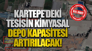 Kartepe’deki tesisin kimyasal depo kapasitesi artırılacak!