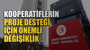 Kooperatiflerin proje desteği için önemli değişiklik