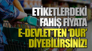 Etiketlerdeki fahiş fiyata e-Devlet’ten ‘dur’ diyebilirsiniz!