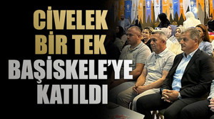 Civelek bir tek Başiskele’ye katıldı