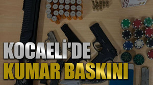 Kocaeli'de kumar baskını