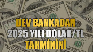 Dev bankadan 2025 yılı Dolar/TL tahminini