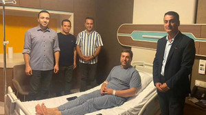 Okay Ağyol’dan, Bülent Sarı’ya geçmiş olsun ziyareti
