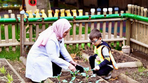 Büyükşehir’in Lokomotif Çocuk Köyünde çevreciler yetişiyor