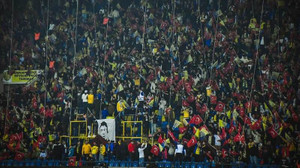 Ankaragücü tribünlerinden Kocaelispor’a jest