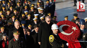 Devlet erkanı Anıtkabir'de