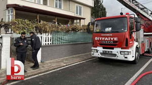 Başiskele’de korkutan yangın