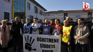 Darıca’da öğretmenler şiddet olaylarını kınadılar