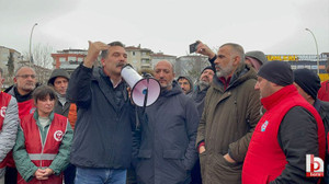 Erkan Baş, grevdeki işçiler için Kocaeli’ye geldi