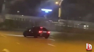 Kocaeli'de iki kişi drift atarken polise yakalandı