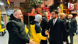 CHP’li Baran Aydın yeni yılda da sahadaydı