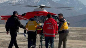Bakanlığın helikopteri Melisa bebek için havalandı