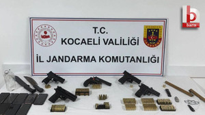 Kocaeli merkezli silah kaçakçılığı operasyonu!