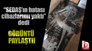 “SEDAŞ’ın hatası cihazlarımı yaktı” dedi görüntü paylaştı