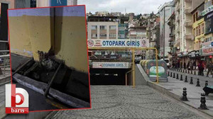 İzmit Belsa Plaza otoparkında korkutan görüntü!