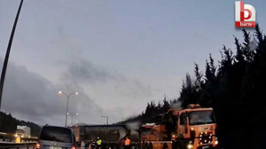Kocaeli'de trafiği kilitleyen kaza!