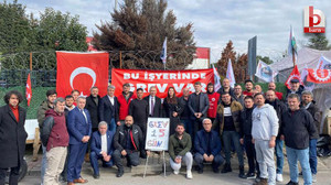 İYİ Partililerden grevdeki Askaynak işçilerine ziyaret