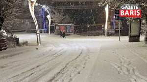 Otobüs güzergahına kar küreme aracı girmedi!