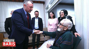 Büyükakın, milli güreşçiyi unutmadı