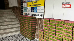AKP Kocaeli’de dikkat çeken kek kolileri