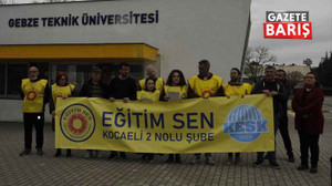 Eğitim-Sen’den GTÜ’ye destek