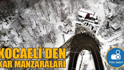 Kocaeli'den kar fotoğrafları...