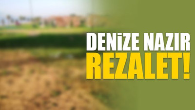 Denize nazır REZALET!