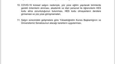 KOÜ’de senatodan online eğitim çıktı!