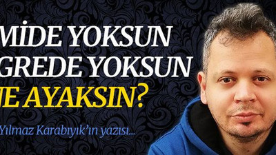 Camide yoksun, kongrede yoksun, ne ayaksın?