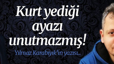Kurt yediği ayazı unutmazmış!