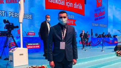 Delege yazılmadığı kurultaya gitti