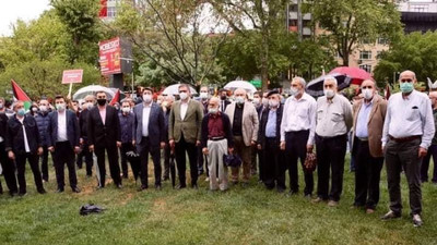 CHP’liler AGD’nin eylemine katıldı