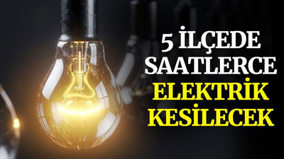 Kocaeli’de 5 ilçede elektrik kesintisi (14 Haziran Pazartesi)