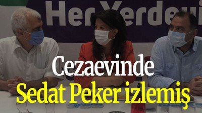 Cezaevinde Sedat Peker izlemiş