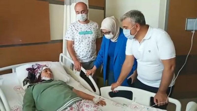 Kazadan yaralı kurtulan kadın, yaşadıklarını anlattı